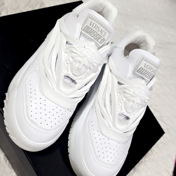 Versace White Medusa Sneakers